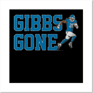 Jahmyr Gibbs Gone Posters and Art